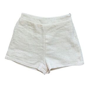 Jason Wu Tweed cream shorts size 6.